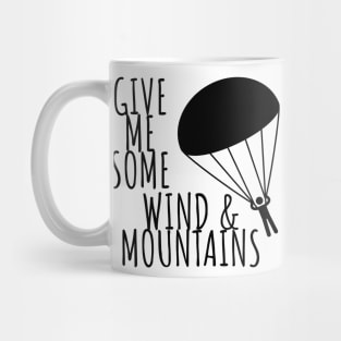 Paragliding wind & mountains Mug